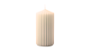 Rillet Bloklys 6 x 12 cm - Creme