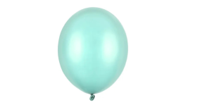 ECO Balloner 26 cm - Metallisk mint - 10 stk./ps