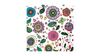 Servietter - 33x33 cm - Grafiske blomster