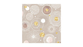 Servietter - 33x33 - Cirkler guld
