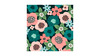 Servietter - 33x33 - Emerald blomster