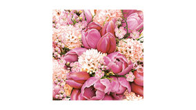 Servietter - 33x33 - Pink buket