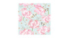Servietter - 33x33 - Tulipaner og sommerfugle pink