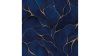 Servietter - 33x33 - Bl marmor m. guld