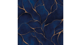 Servietter - 33x33 - Bl marmor m. guld