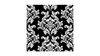 Servietter - 33x33 - Sort/hvid