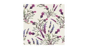 Servietter - 33x33 - Lavendel grene