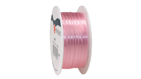 SATIN Light Pink - Satinbnd 3 mm x 10 m