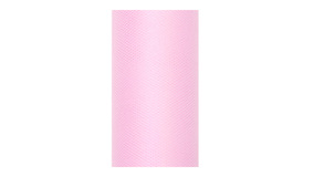 Stvet rosa tyl - 15 cm x 9m