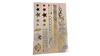 Falsk Tatovering - TJ-004- Metal Guld/Slv