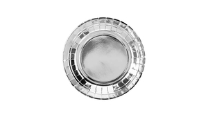 Paptallerkener - Ø 18 cm - Silver Metallic