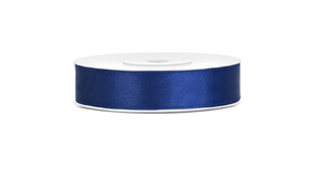 SATIN Navy Blue - Satinbnd 12 mm x 25 m