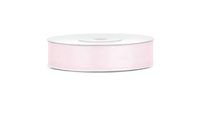 SATIN Light Powder Pink - Satinbnd 12 mm x 25 m