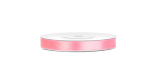 SATIN - Light Pink - Satinbånd 6 mm x 25 m