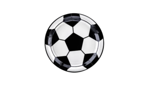 Paptallerkener - Ø 18 cm - Fodbold