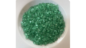Dekoration Sten Glas - 2-4 mm - 600 g - Grn