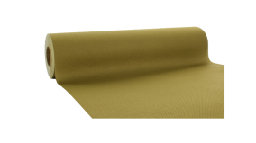 Airlaid Bordlber 40 cm x 24m Guld - Stoflignende - Mank