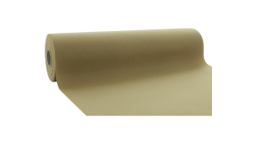 Airlaid Bordlber 40 cm x 24m Natur Brun - Stoflignende - Mank