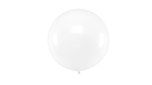 Jumbo Ballon 100 cm - Pastel Klar - 1 stk./ps