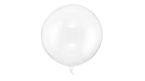 Crystal Clear Ballon 40 cm - KLAR - 1 stk./ps