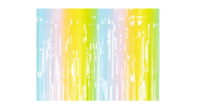 Glimmerforhng - Rainbow - 100 cm. x 195 cm.