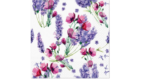 Servietter - 25x25 - Lavendel lilla