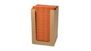 Airlaid Kaffe Servietter - Stoflignende - Terracotta