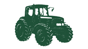 Traktor - Grangrn - 10 stk./ps