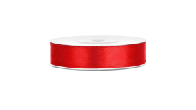 SATIN Red - Satinbnd 12 mm x 25 m