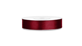 SATIN Deep Red - Satinbnd 12 mm x 25 m